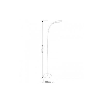 LED Állólámpa SWAN LED/6,5W/230V fekete