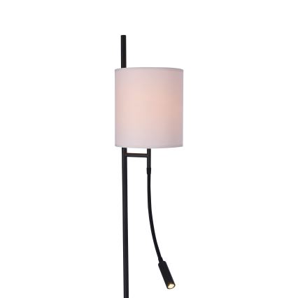 LED Állólámpa TOKYO 1xE27/40W/230V + LED/3W fekete/fehér