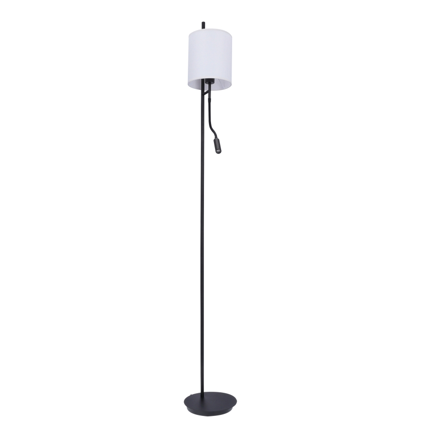 LED Állólámpa TOKYO 1xE27/40W/230V + LED/3W fekete/fehér