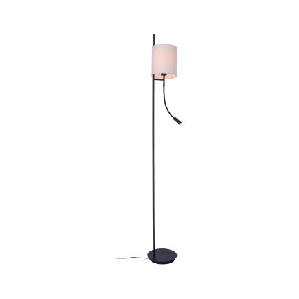 LED Állólámpa TOKYO 1xE27/40W/230V + LED/3W fekete/fehér