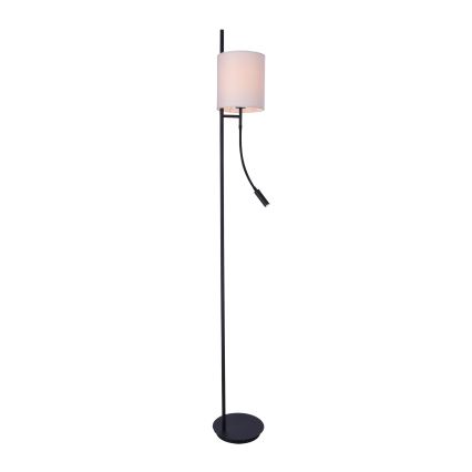 LED Állólámpa TOKYO 1xE27/40W/230V + LED/3W fekete/fehér