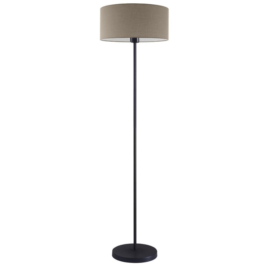 LED állólámpa TUNJA 1xE27/20W/230V átm. 38 cm fekete/taupe
