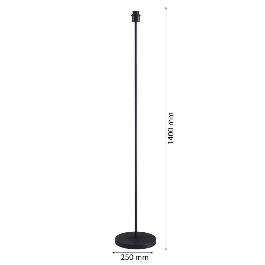 LED állólámpa TUNJA 1xE27/20W/230V átm. 38 cm fekete/taupe