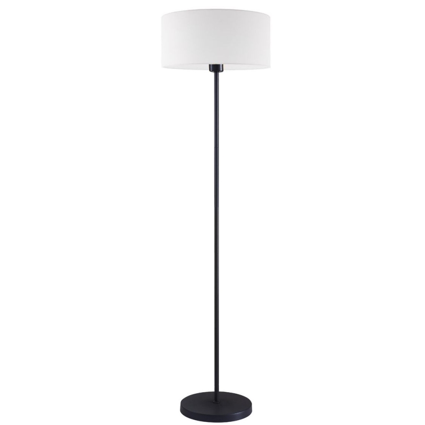LED állólámpa TUNJA 1xE27/20W/230V Ø 38 cm fekete/fehér
