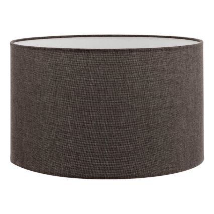 LED állólámpa TUNJA 1xE27/20W/230V Ø 38 cm matt króm/barna