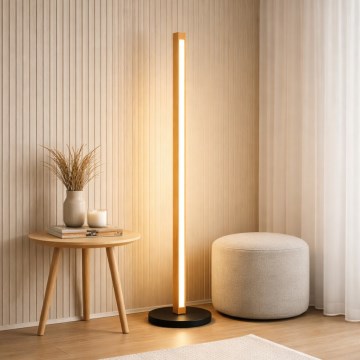 LED állólámpa VERDE LED/18W/230V 3000K tölgy/fekete