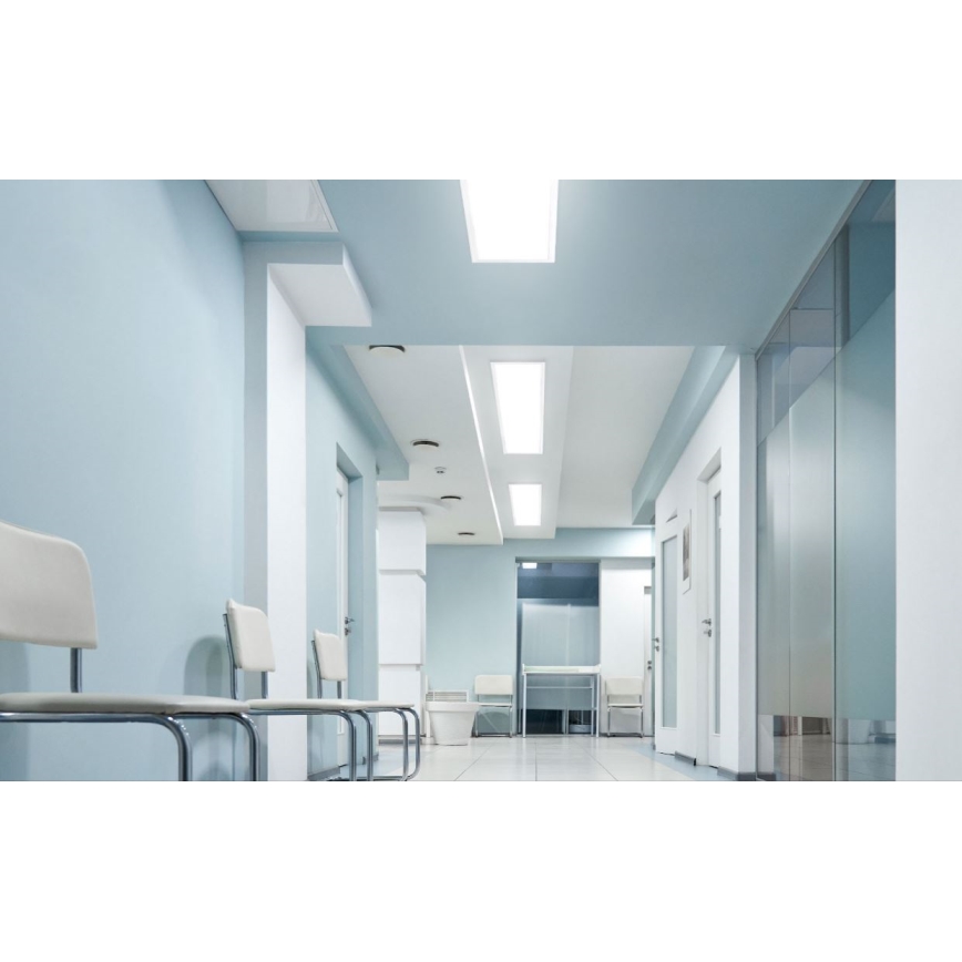 LED álmennyezeti panel ALGINE DUO 2 az 1-ben LED/30W/230V 120x30 cm