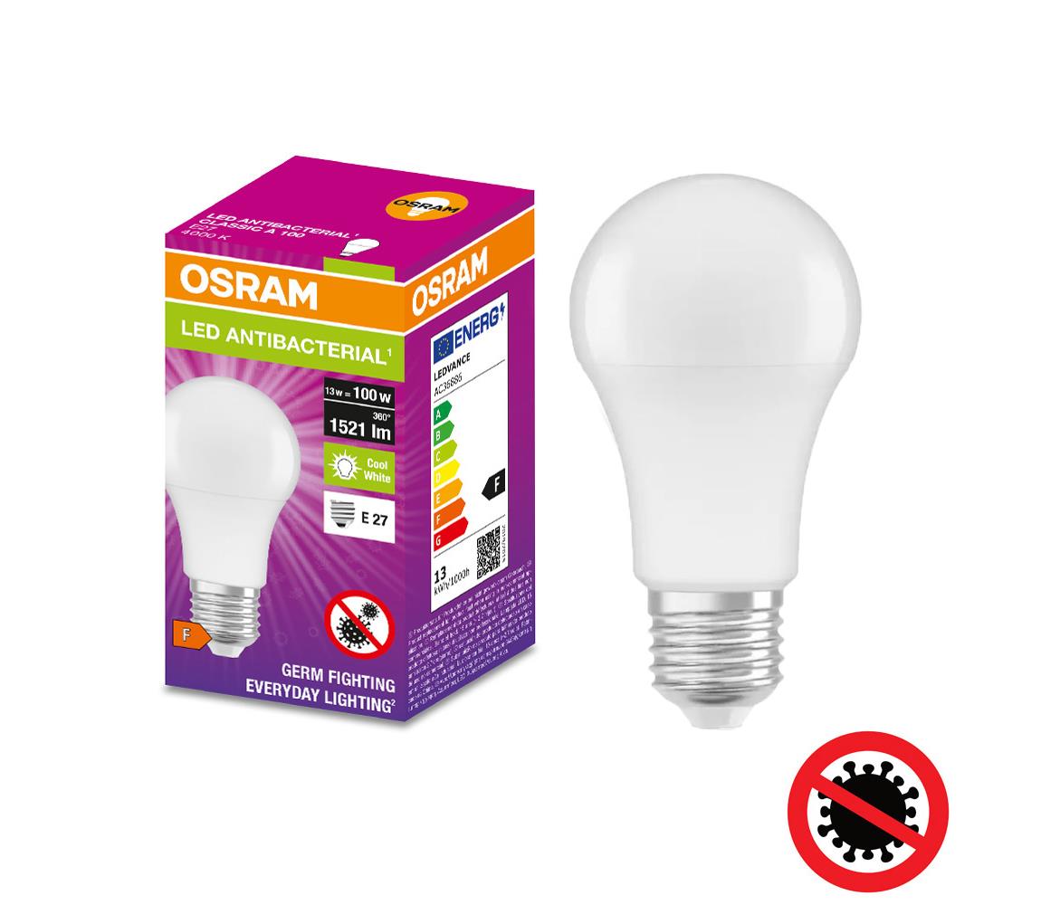Osram LED Antibakteriális izzó A100 E27/13W/230V 4000K