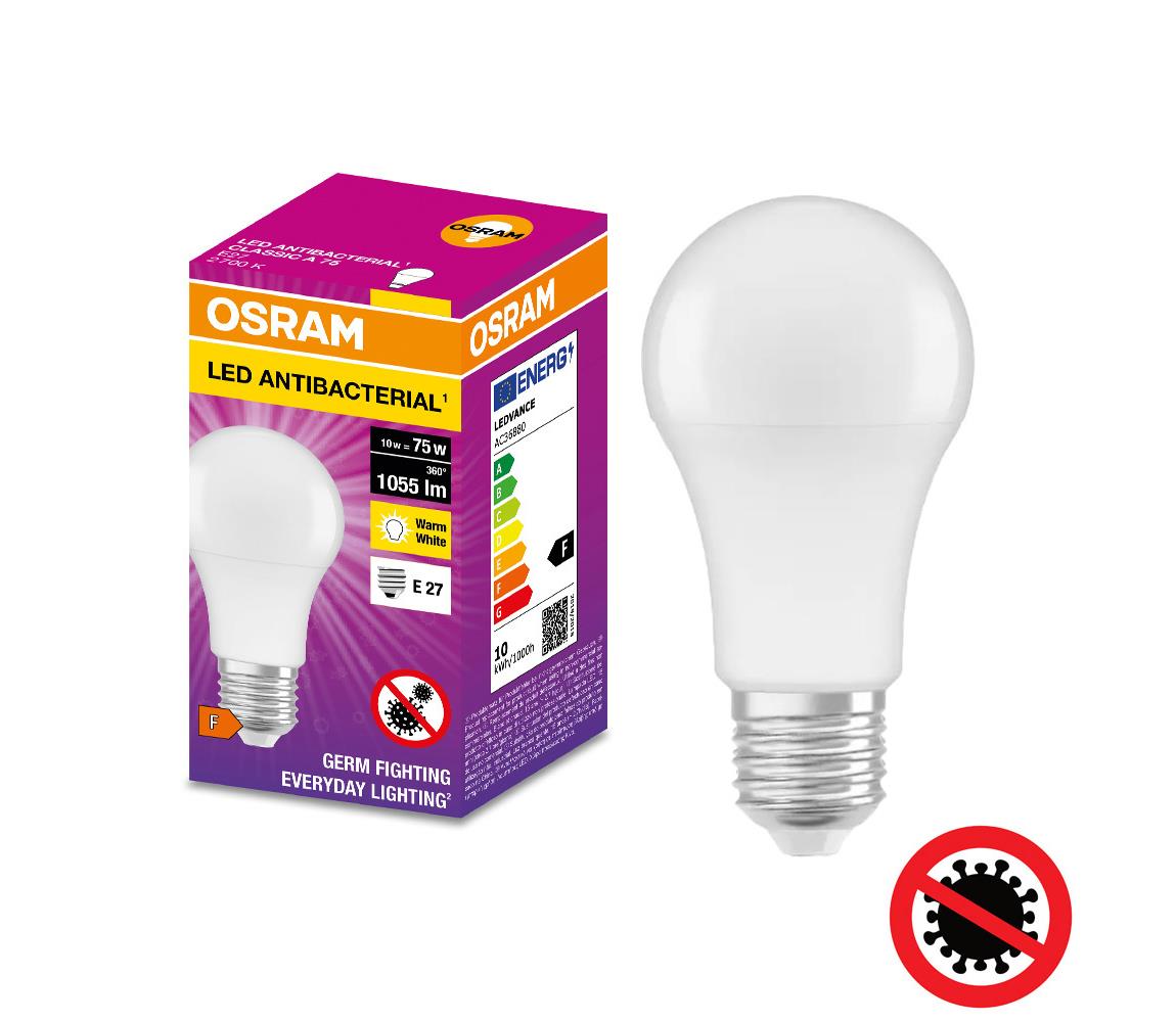 Osram LED Antibakteriális izzó A75 E27/10W/230V 2700K