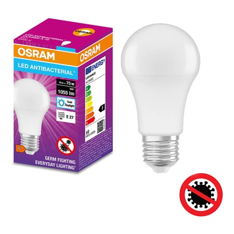 LED Antibakteriális izzó A75 E27/10W/230V 6500K - Osram