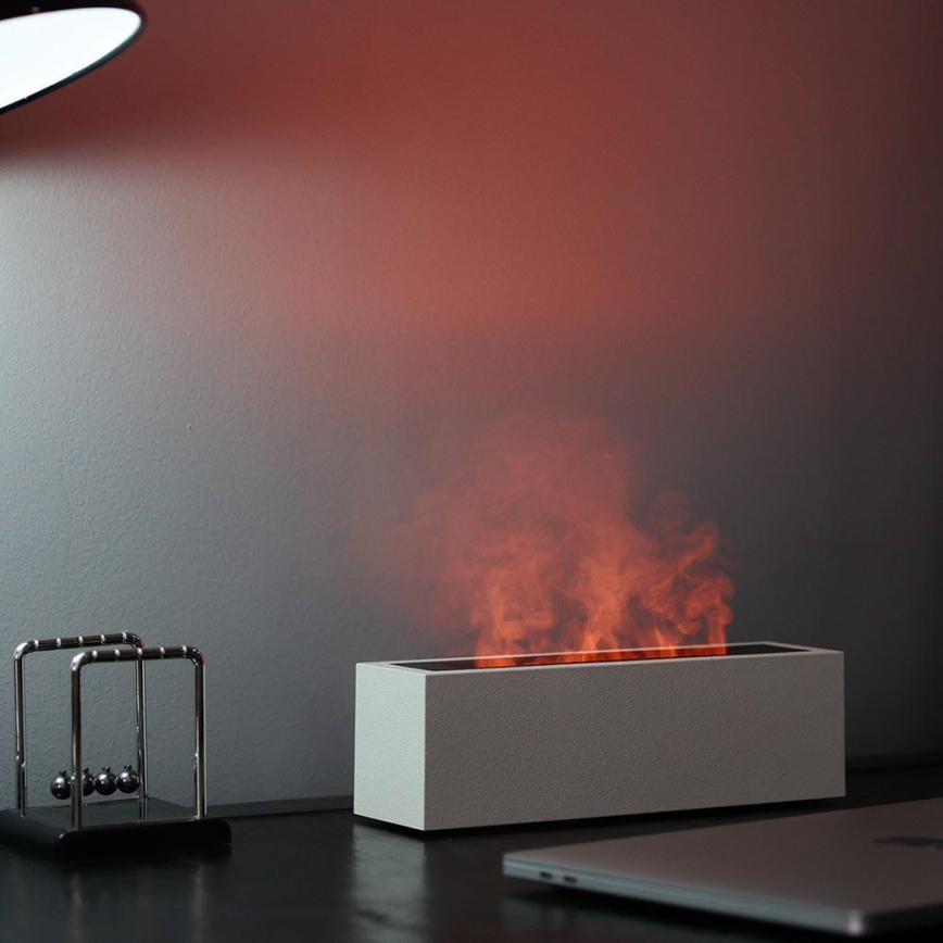 LED Aromadiffúzor és légpárásító lángutánzattal LED/10W/5V