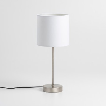 LED asztali lámpa 1xE14/5W/230V fehér/matt króm