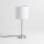 LED asztali lámpa 1xE14/5W/230V fehér/matt króm