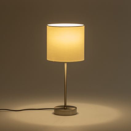 LED asztali lámpa 1xE14/5W/230V fehér/matt króm