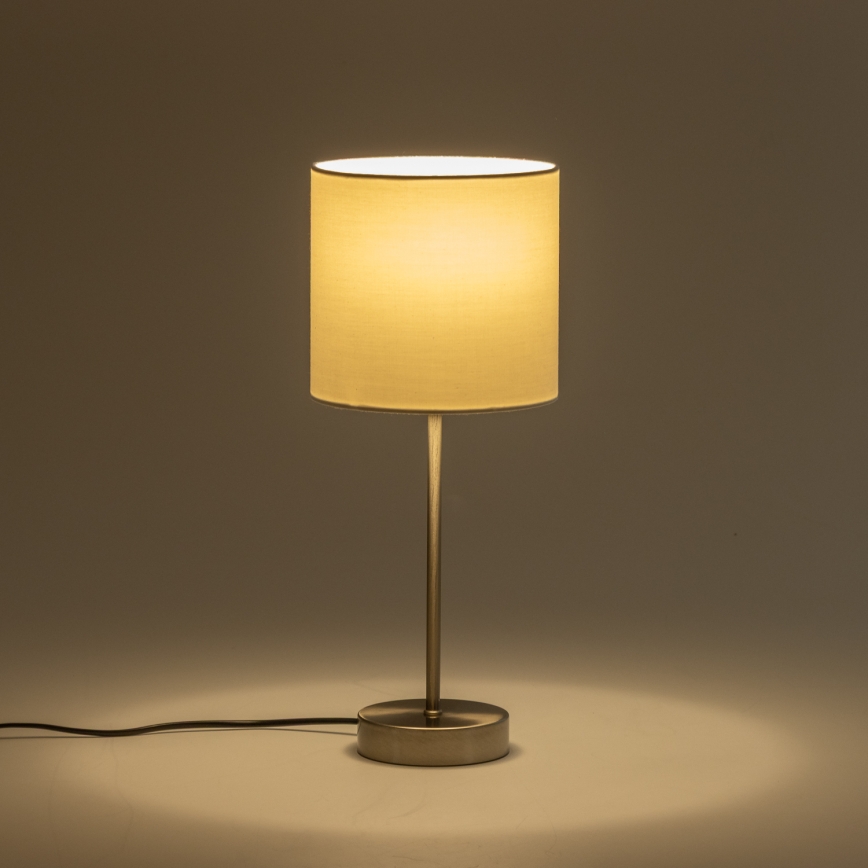 LED asztali lámpa 1xE14/5W/230V fehér/matt króm