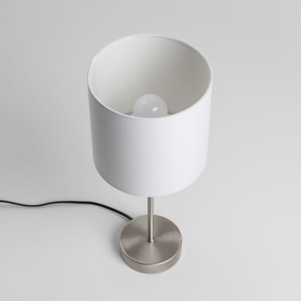 LED asztali lámpa 1xE14/5W/230V fehér/matt króm