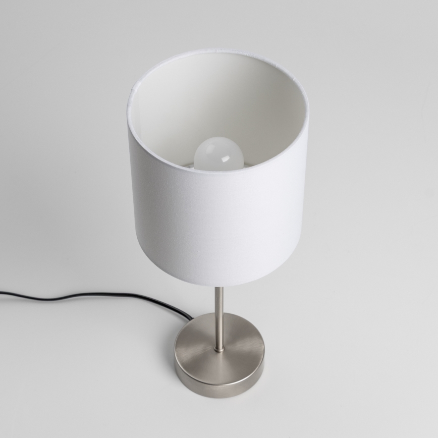 LED asztali lámpa 1xE14/5W/230V fehér/matt króm