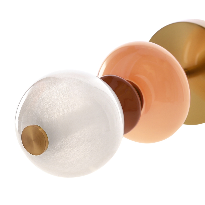 LED asztali lámpa FLORES LED/10W/230V arany/narancssárga/barna