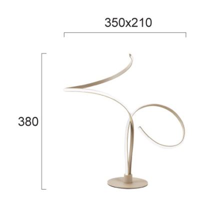 LED Asztali lámpa IVANA LED/5W/230V bézs