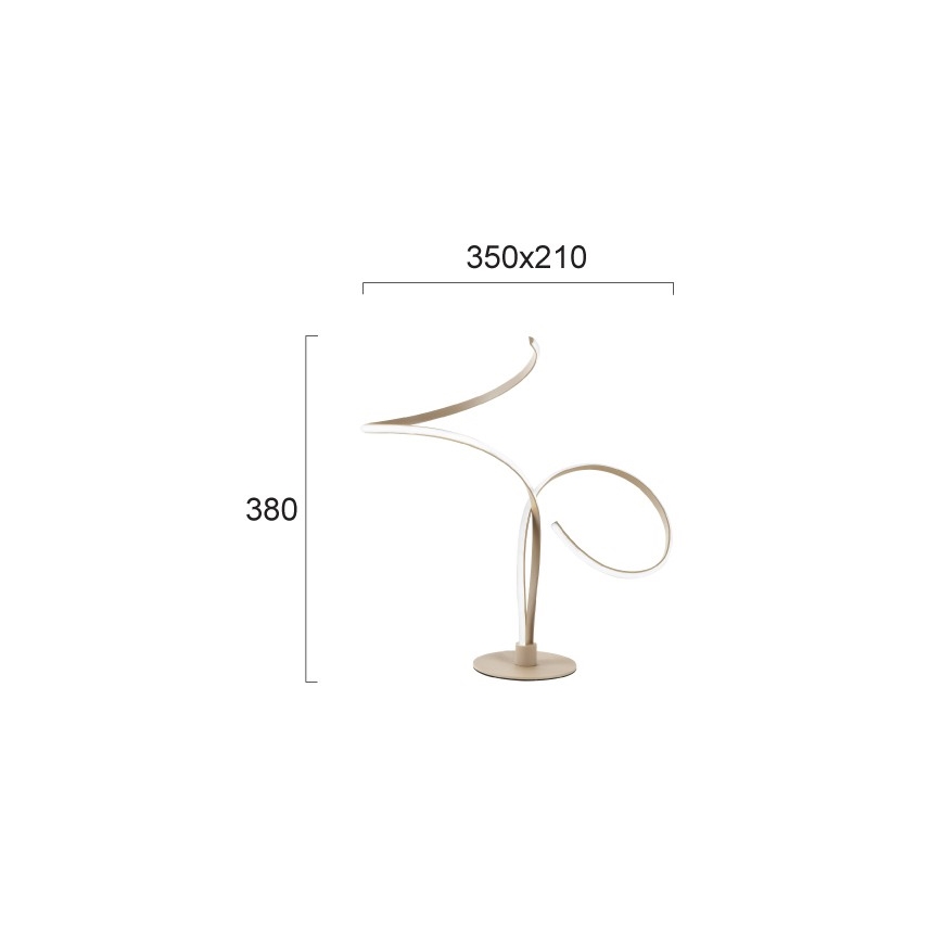 LED Asztali lámpa IVANA LED/5W/230V bézs