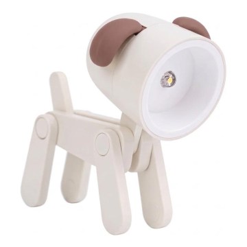 LED Asztali lámpa LED/0,06W/3xLR41 fehér kutya