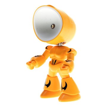 LED asztali lámpa LED/0,06W/3xLR41 robot sárga