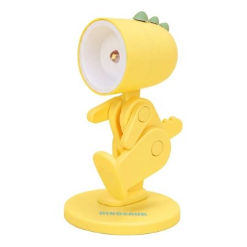 LED asztali lámpa LED/0,06W/3xLR41 sárga dinoszaurusz