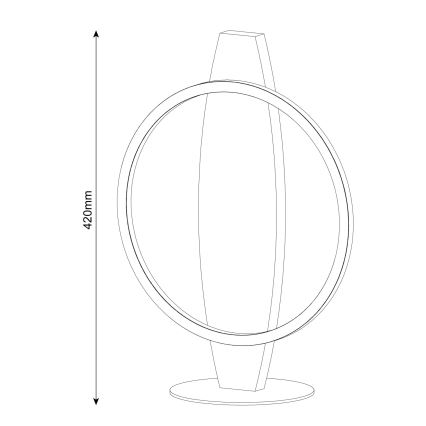 LED asztali lámpa MELISA LED/10W/230V fenyőszínű