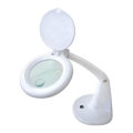 LED Asztali lámpa nagyítóval LED/6,5W/230V fehér