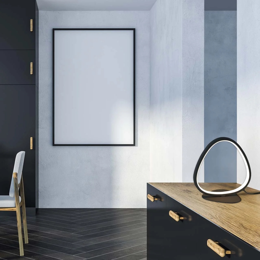 LED asztali lámpa PETRA LED/12W/230V 4000K fekete