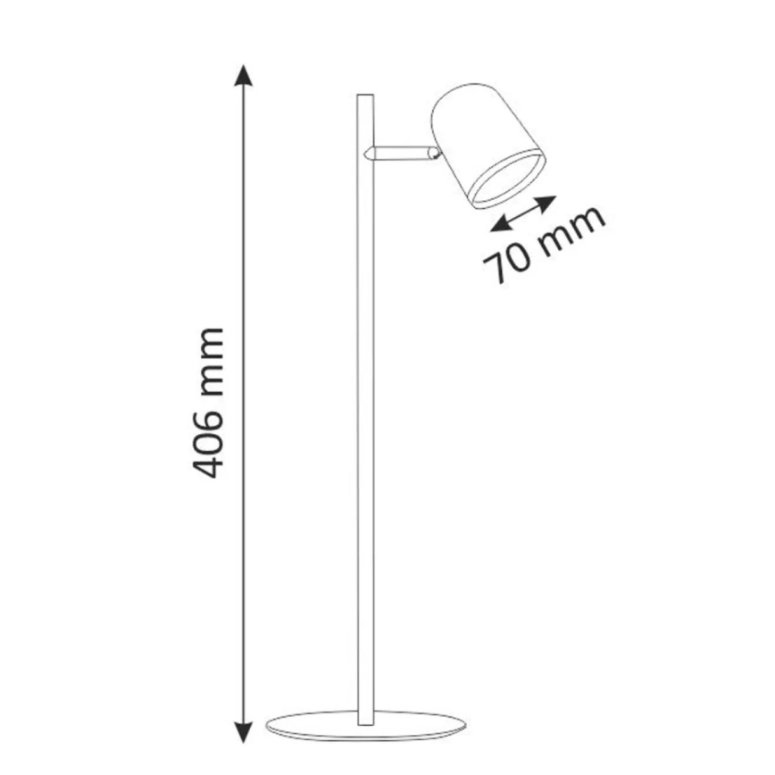 LED Asztali lámpa RAWI LED/4,2W/230V fekete