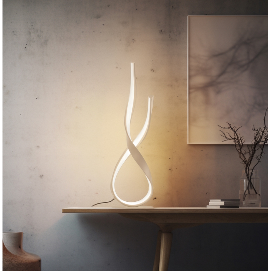 LED asztali lámpa RIBBON LED/21W/230V bézs
