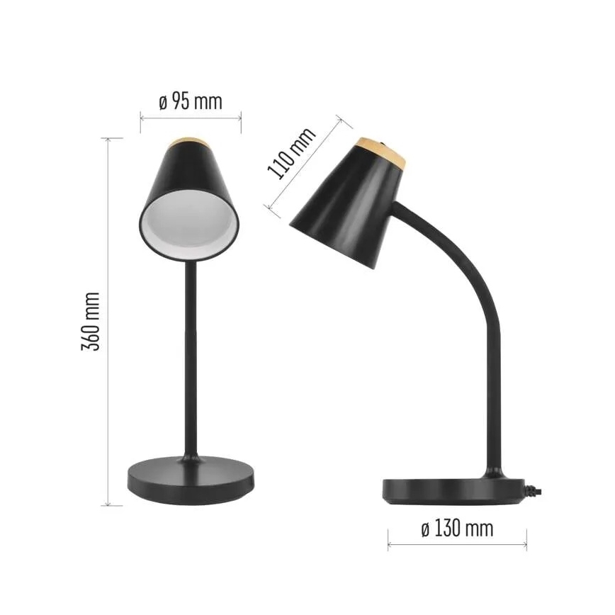 LED Asztali lámpa TARA LED/4,5W/230V 4000K fekete