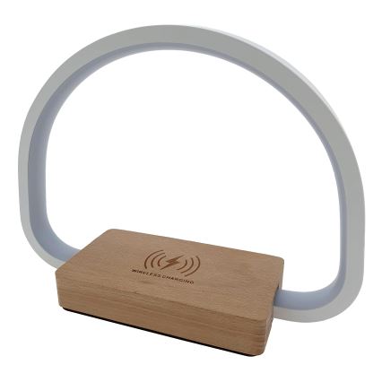 LED Dimmelhető érintős asztali lámpa vezeték nélküli töltéssel LED/10W/5V 3000/4500/7000K