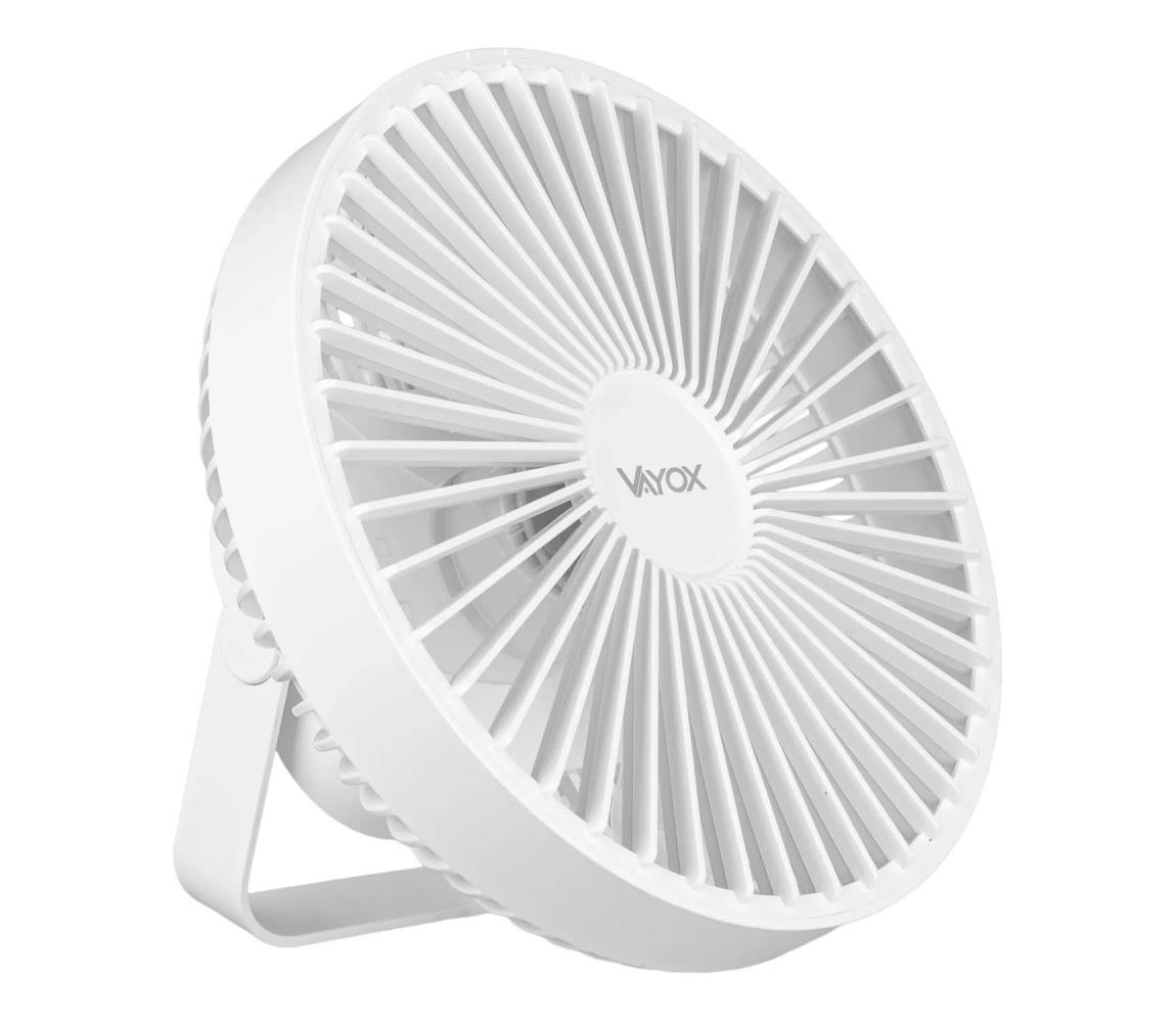 Vayox LED asztali látor töltéssel, LED világítás, 2W, 5V USB, 2400 mAh, fehér VA0337W