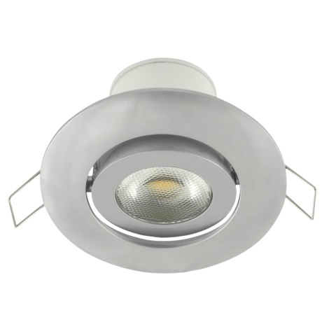 LED beépíthető billenthető lámpa  LED/7W/230V ezüst
