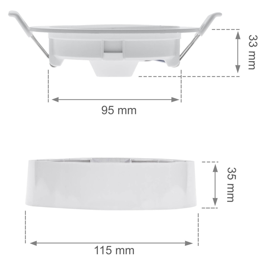 LED Beépíthető lámpa ALGINE 2in1 LED/6W/230V 4000K
