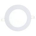 LED Beépíthető lámpa CIRCLE LED/9W/230V 6500K átm. 14,5 cm fehér