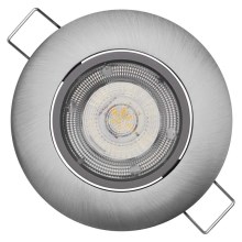 LED Beépíthető lámpa EXCLUSIVE 1xLED/5W/230V 4000 K ezüst