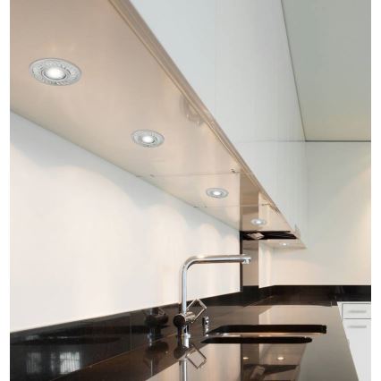 LED Beépíthető lámpa EYE 1xGU10/50W + LED/3W/230V