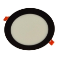 LED Beépíthető lámpa GERD LED/12W/230V 4000K fekete