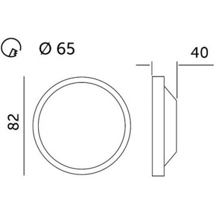 LED Beépíthető lámpa HALO LED/5W/230V 3000K