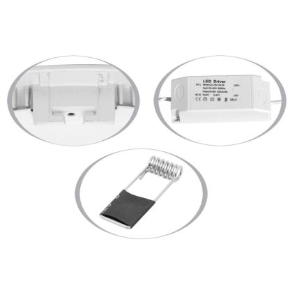 LED Fürdőszobai beépíthető lámpa LADA LED/25W/230V 4100K IP44