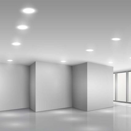 LED Beépíthető lámpa LED/12W/230V 6500K