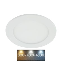 LED Beépíthető lámpa LED/12W/230V színhőmérséklet kapcsolóval