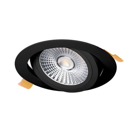 LED Beépíthető lámpa LED/6W/230V 3000K átm. 8,5 cm fekete