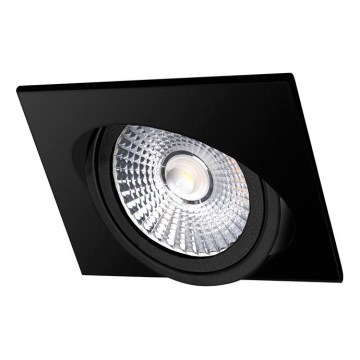 LED Beépíthető lámpa LED/6W/230V 4000K 8,5x8,5 cm fekete