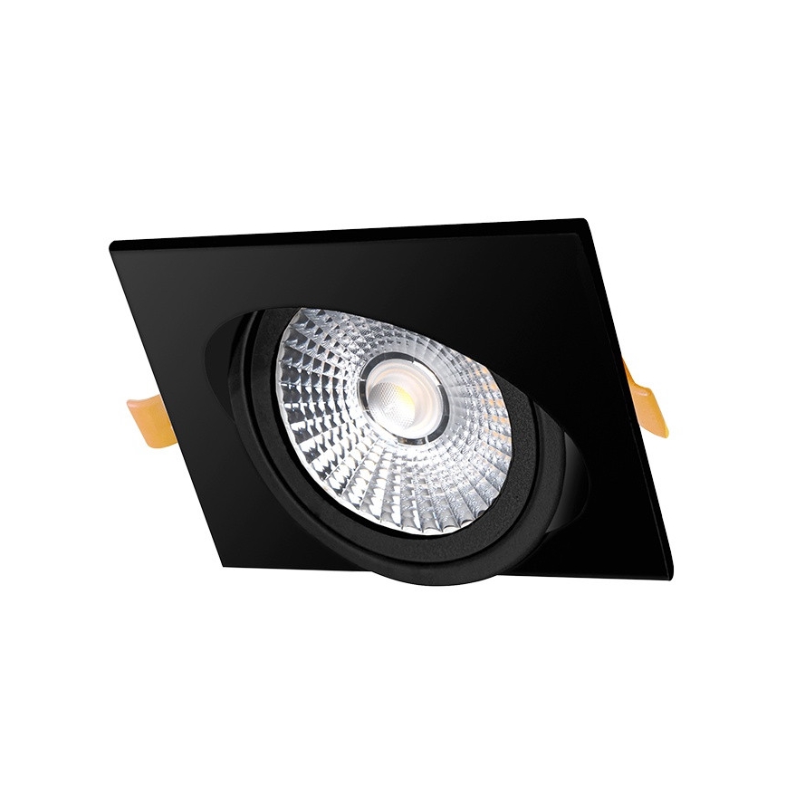LED Beépíthető lámpa LED/6W/230V 4000K 8,5x8,5 cm fekete