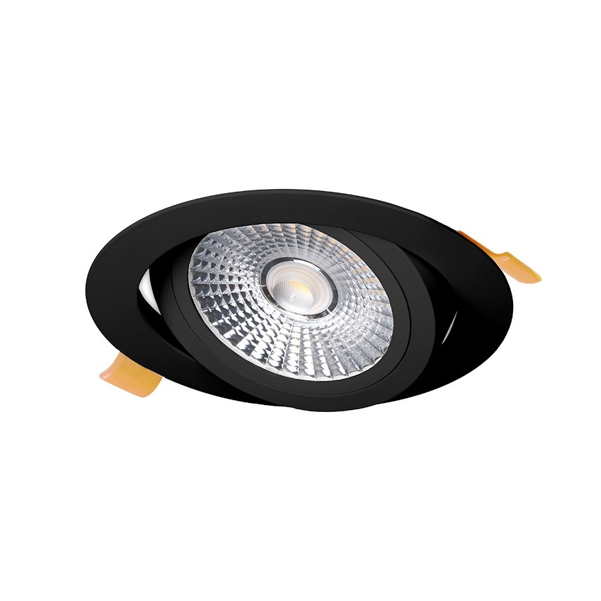 LED Beépíthető lámpa LED/6W/230V 4000K átm. 8,5 cm fekete