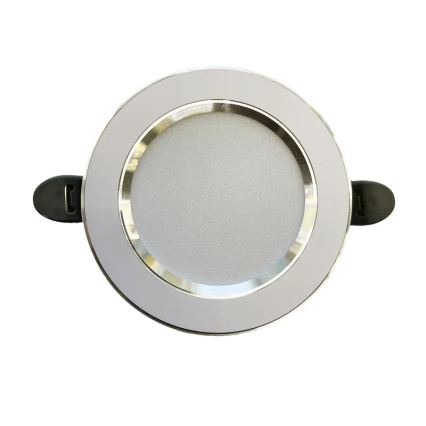 LED Beépíthető lámpa LED/7,5W/230V 4000K fehér/ezüst